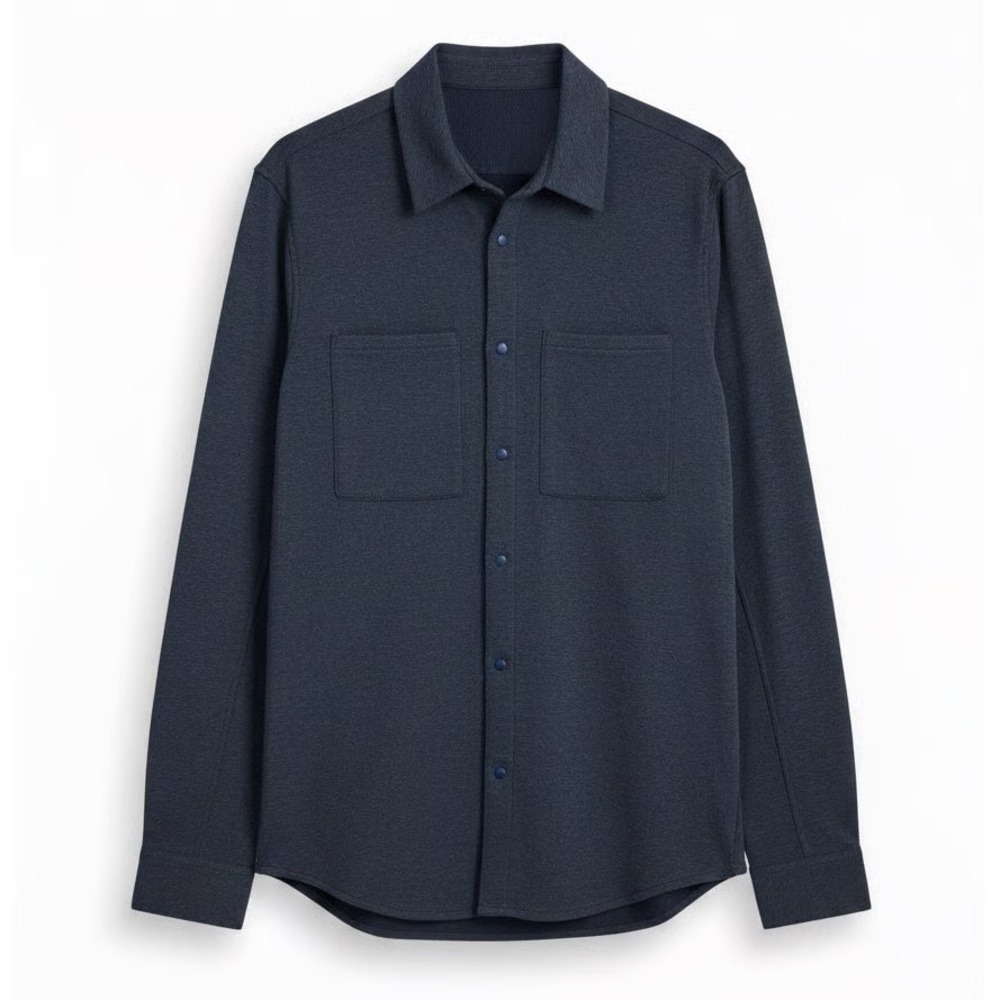 Lululemon Compatibility Shirt Long Sleeve Heathered True Navy Men's‎ XXL Casual